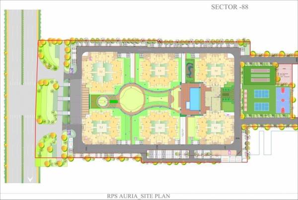 Master Plan masterPlan of RPS Auria Residences