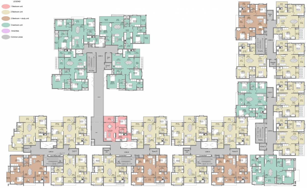  uber verdant Wing 1 Cluster Plan