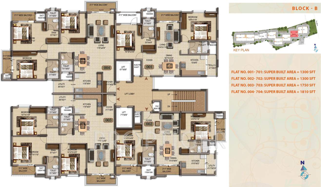 palms Images for Cluster Plan of Mittal Palms