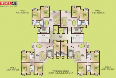  celebrity-meadows Tower L Cluster Plan
