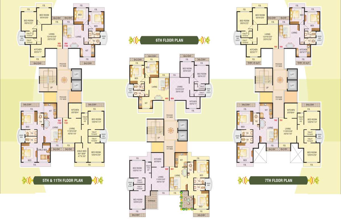 Images for Cluster Plan of Aryan Land Breeze