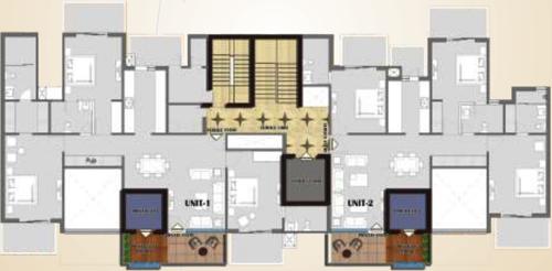  sky-bungalows Images for Cluster Plan of Rise Sky Bungalows