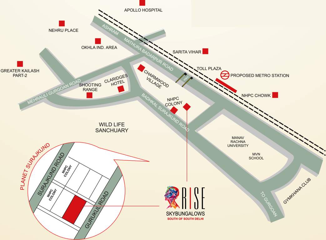  sky bungalows Images for Location Plan of Rise Sky Bungalows