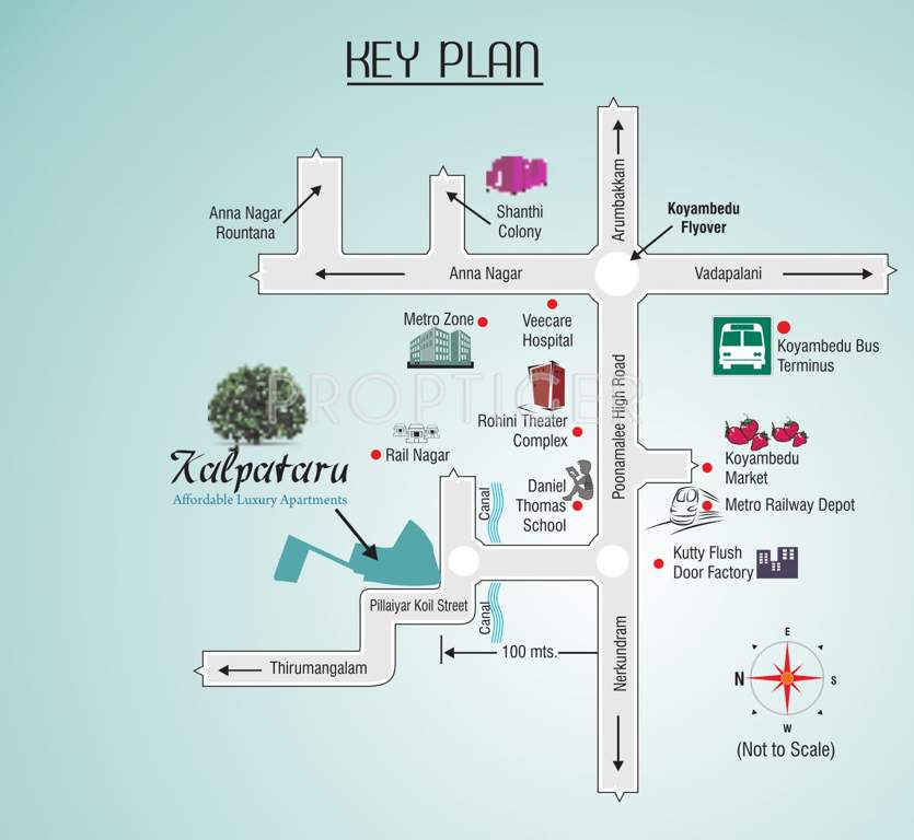 kalpataru Images for Location Plan of Yuga Kalpataru