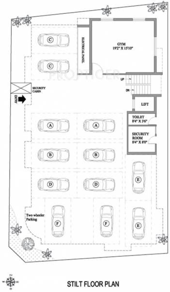 Glint Cluster Plan for ground Floor antony-associates glint Cluster Plan