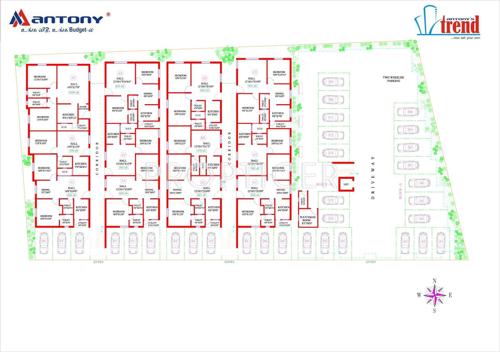 Antony Associates Trend Cluster  Plan of Ground Floor