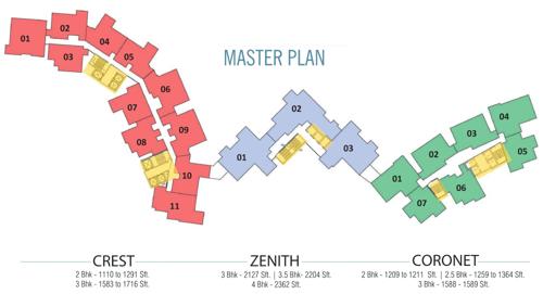  aqua-coronet Images for Layout Plan of Monarch Aqua
