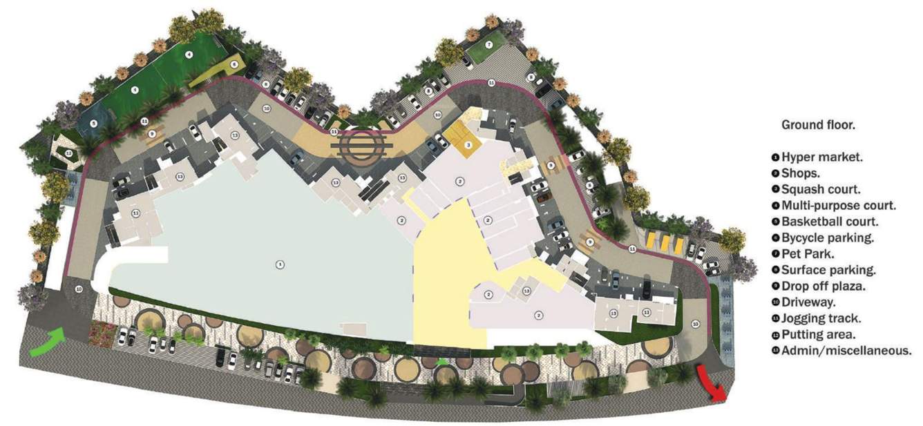 aqua coronet Images for Layout Plan of Monarch Aqua