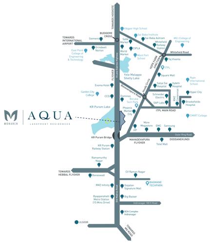  aqua-coronet Images for Location Plan of Monarch Aqua