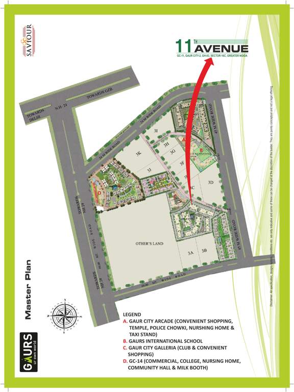11th avenue Images for Master Plan of Gaursons 11th Avenue