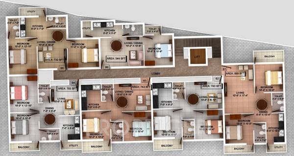 Images for Cluster Plan of Athreya Homes Samvrita