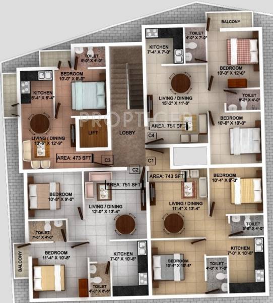 Images for Cluster Plan of Athreya Homes Samvrita