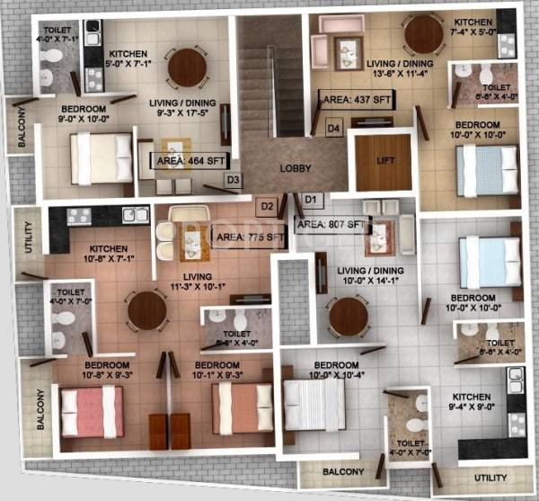 Images for Cluster Plan of Athreya Homes Samvrita