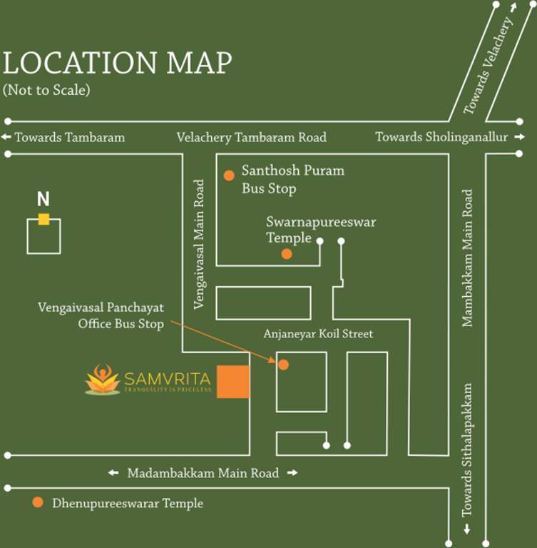 samvrita Images for Location Plan of Athreya Homes Samvrita