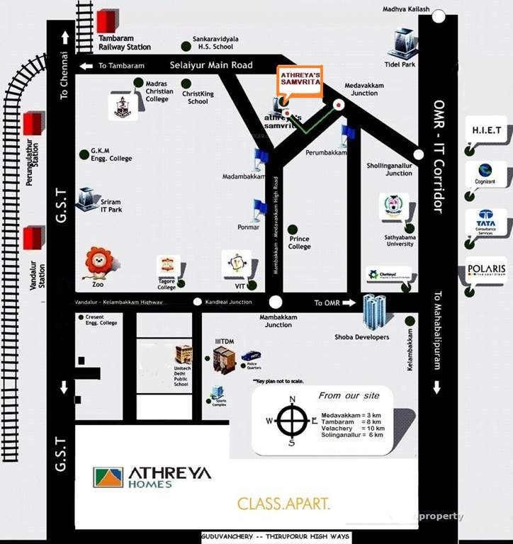 samvrita Images for Location Plan of Athreya Homes Samvrita