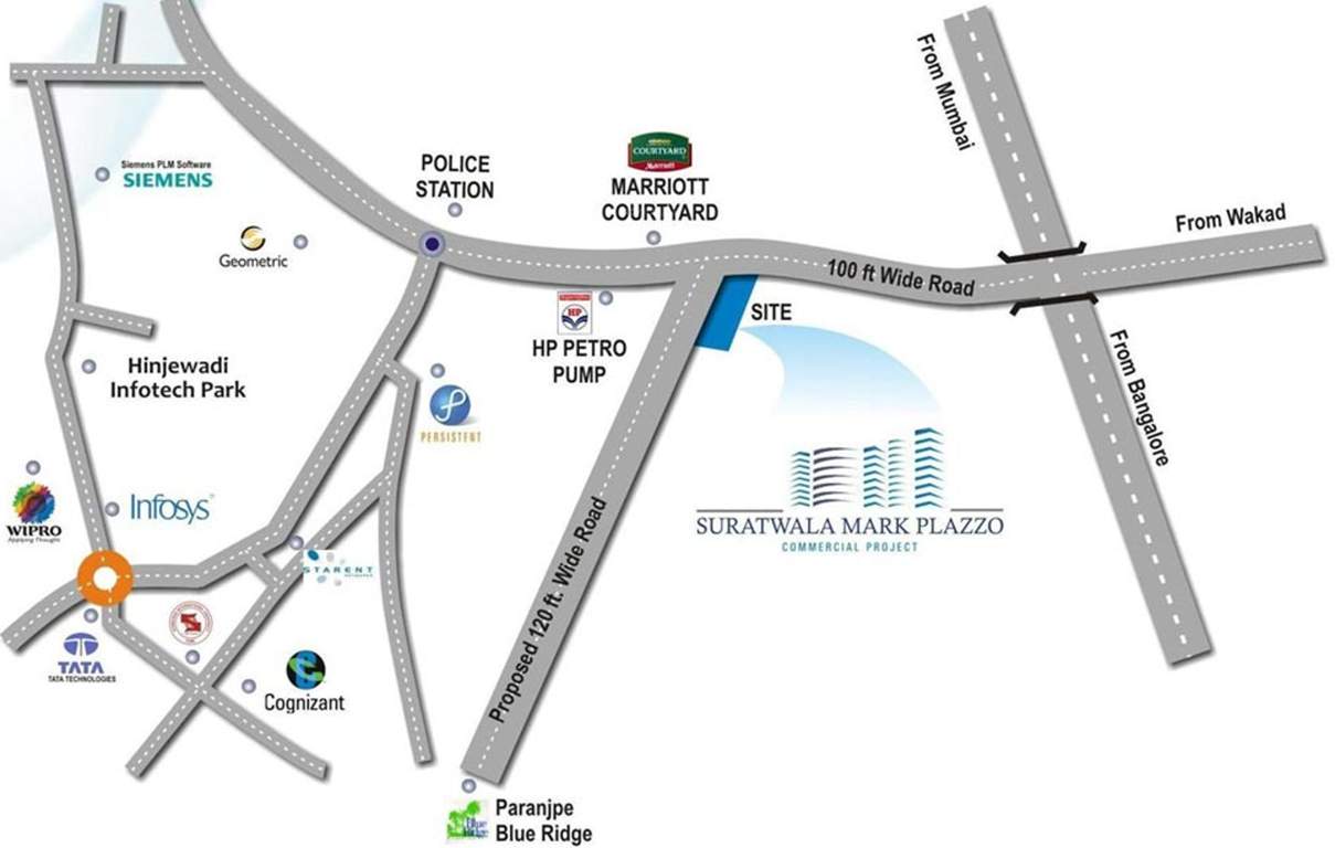  mark plazzo Images for Location Plan of Suratwala Mark Plazzo