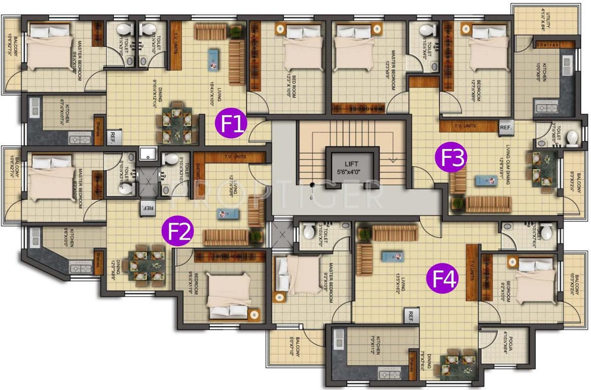 Images for Cluster Plan of Athreya Homes Sahishnu