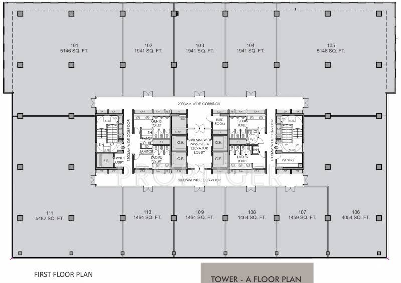 Images for Cluster Plan of Panchshil World Trade Center