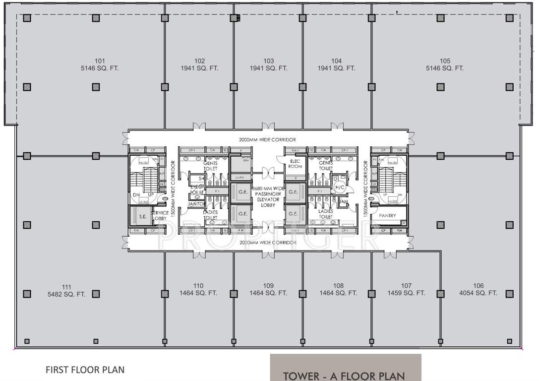 Images for Cluster Plan of Panchshil World Trade Center