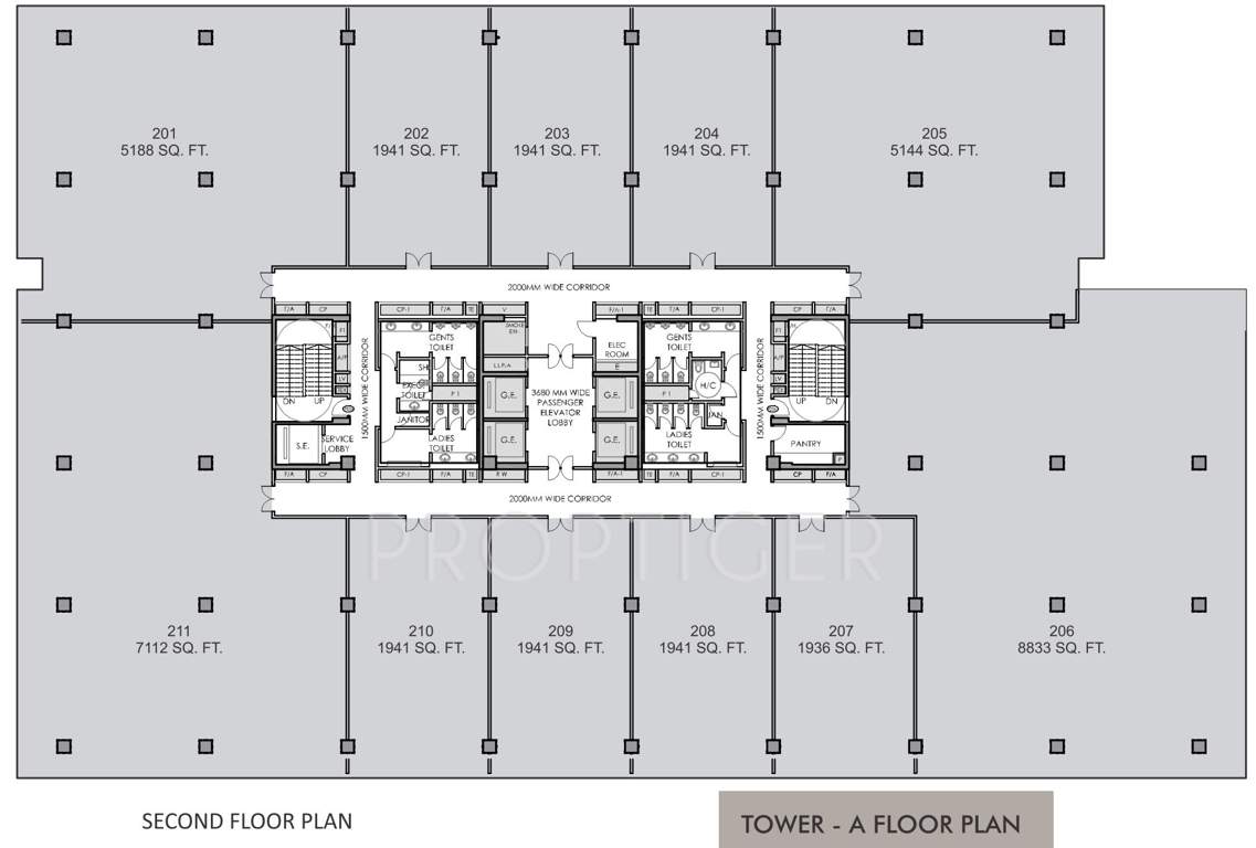 Images for Cluster Plan of Panchshil World Trade Center