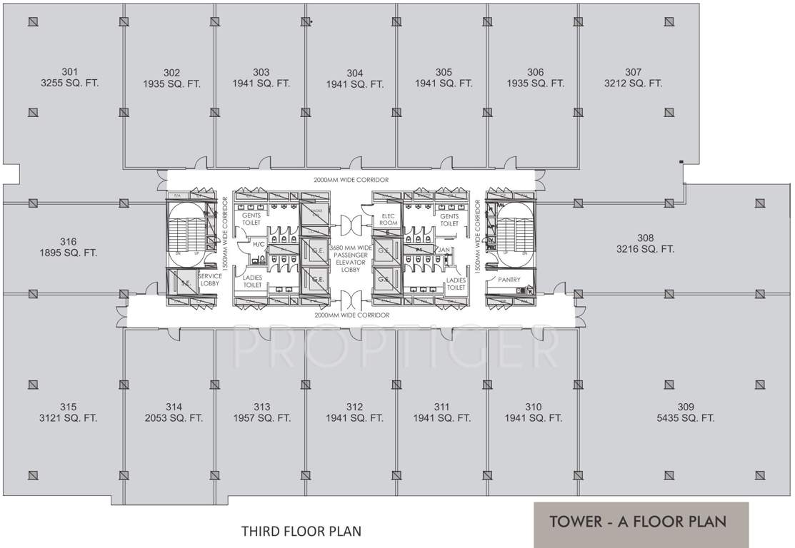 Images for Cluster Plan of Panchshil World Trade Center