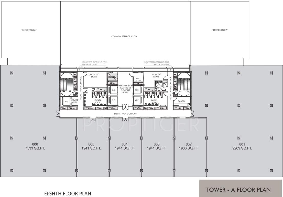 Images for Cluster Plan of Panchshil World Trade Center