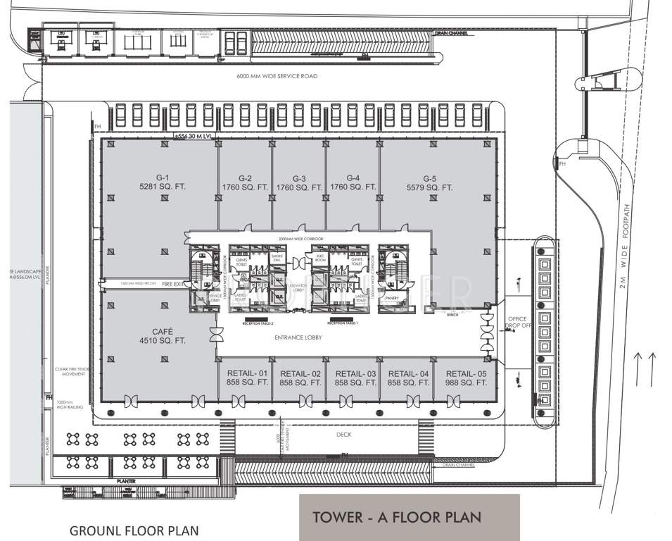 Images for Cluster Plan of Panchshil World Trade Center