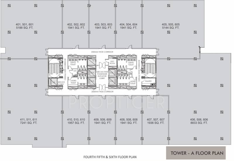Images for Cluster Plan of Panchshil World Trade Center