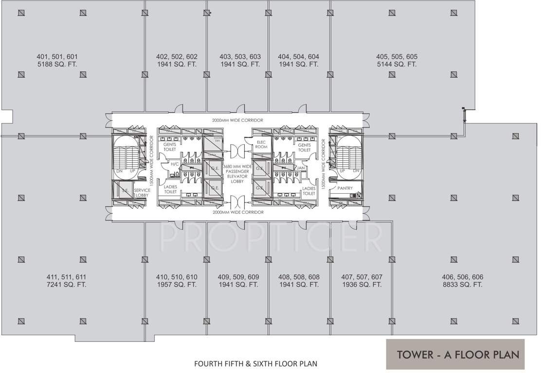 Images for Cluster Plan of Panchshil World Trade Center