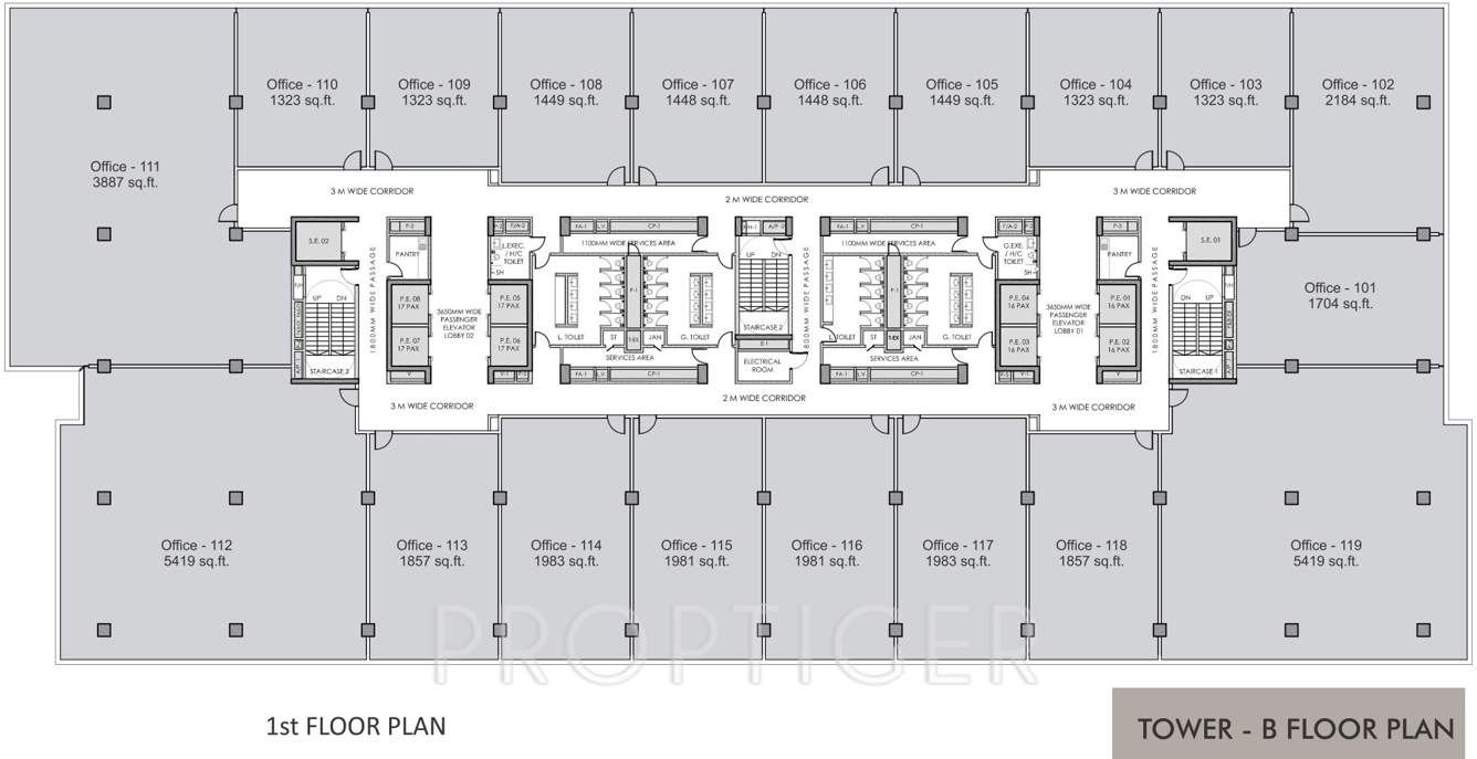 Images for Cluster Plan of Panchshil World Trade Center