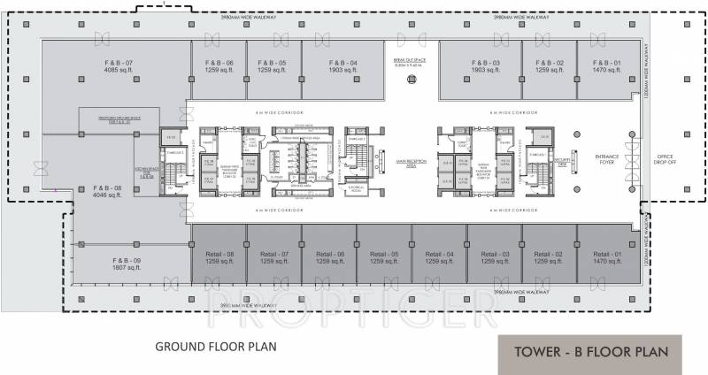 Images for Cluster Plan of Panchshil World Trade Center