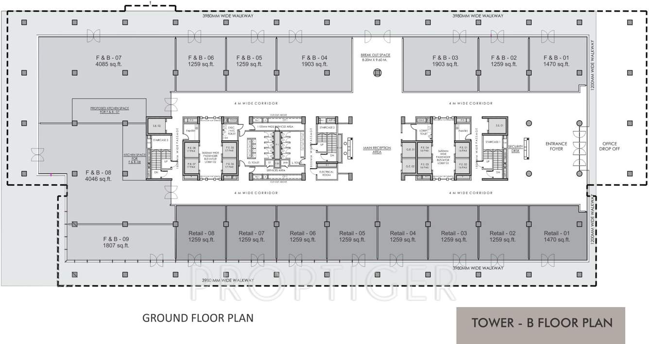 Images for Cluster Plan of Panchshil World Trade Center