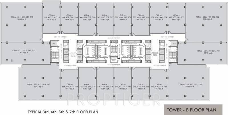 Images for Cluster Plan of Panchshil World Trade Center