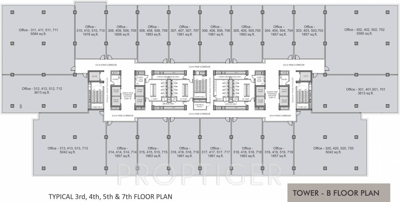 Images for Cluster Plan of Panchshil World Trade Center