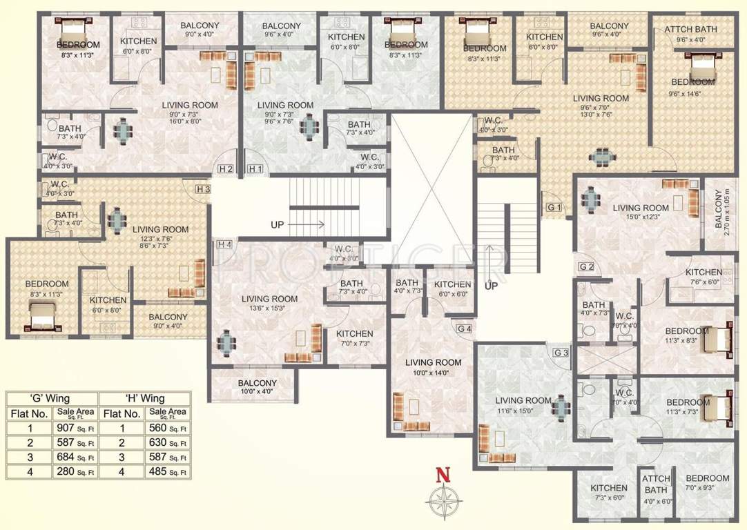 Images for Cluster Plan of Tirupati Balaji Kalash