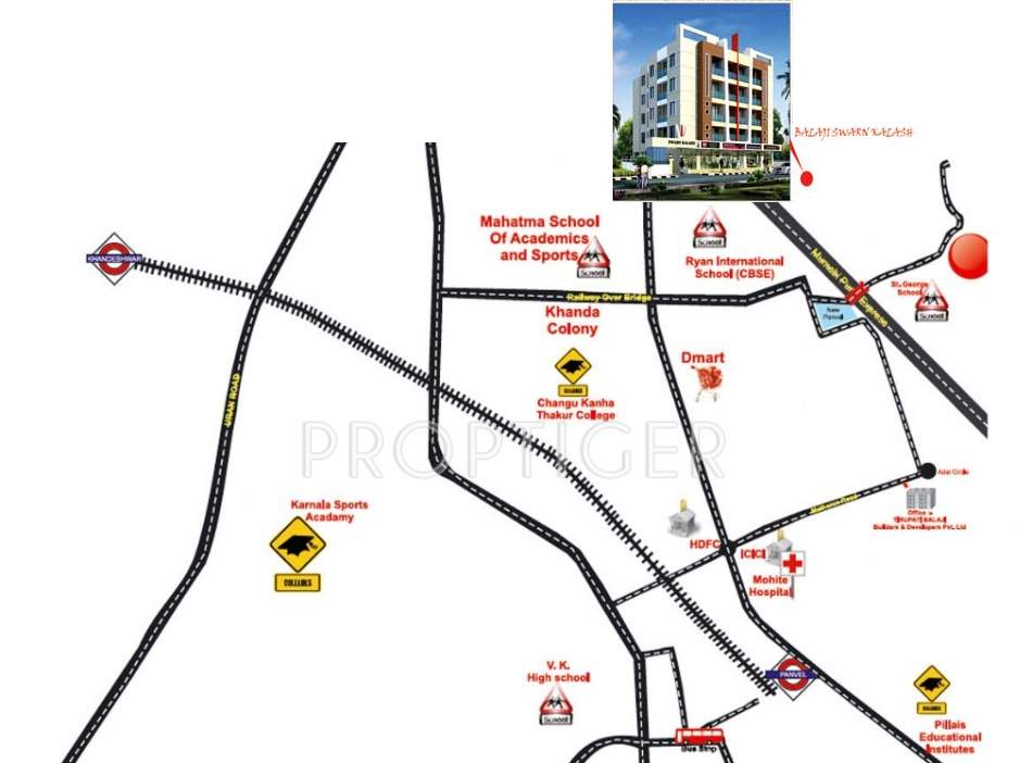 tirupati balaji swarna kalash Location Plan