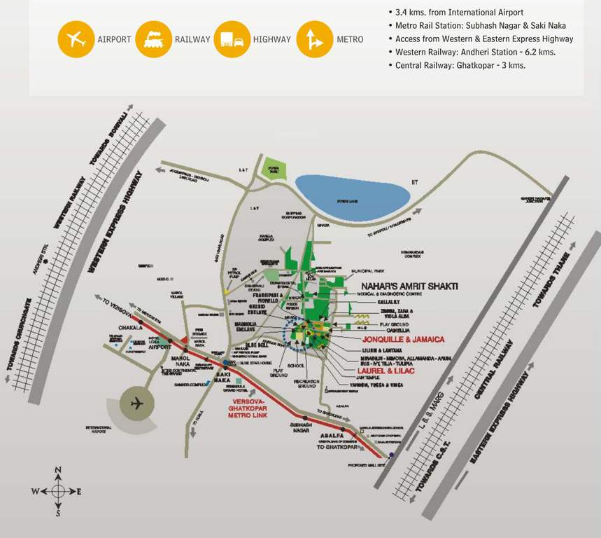 Images for Location Plan of Nahar Laurel and Lilac