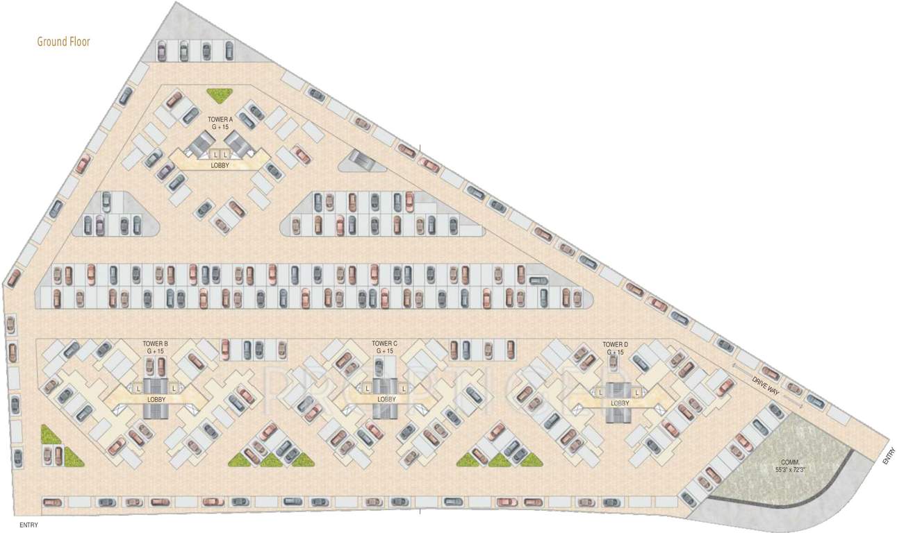  estonia Images for Cluster Plan of Akshar Estonia