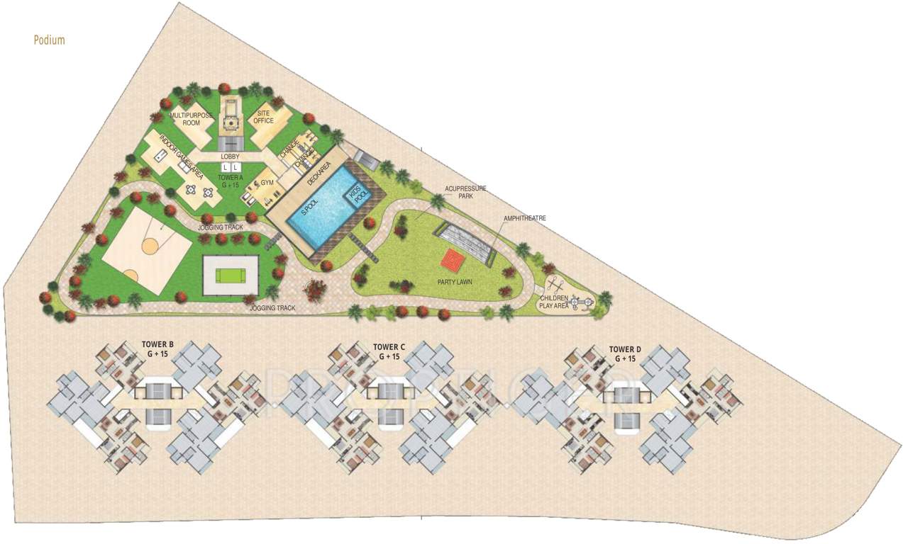  estonia Images for Cluster Plan of Akshar Estonia