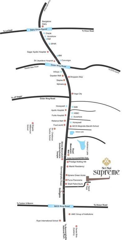  sri sai supreme Images for Location Plan of Amigo Sri Sai Supreme