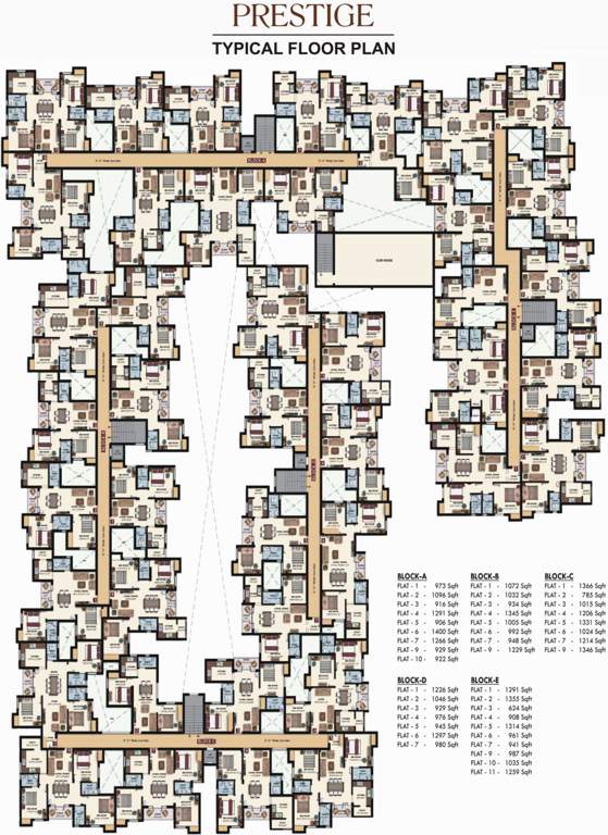  prestige Images for Cluster Plan of Marutham Prestige
