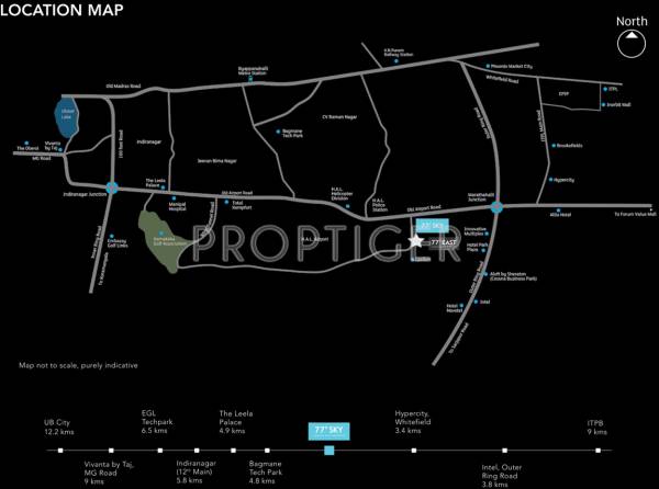 Images for Location Plan of DivyaSree 77 Sky Images for Location Plan of DivyaSree 77 Sky