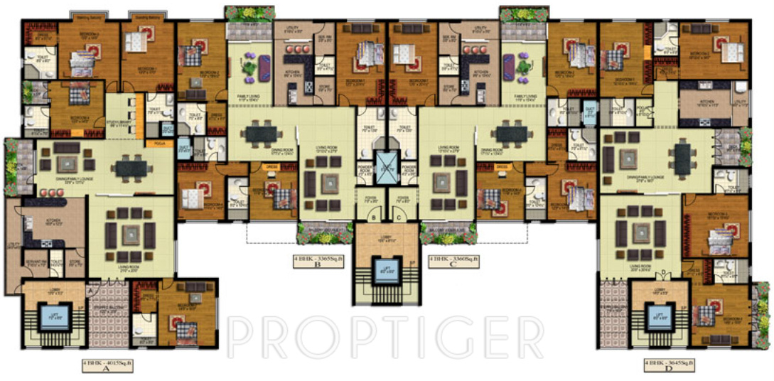 Images for Cluster Plan of Vijay Rain Forest
