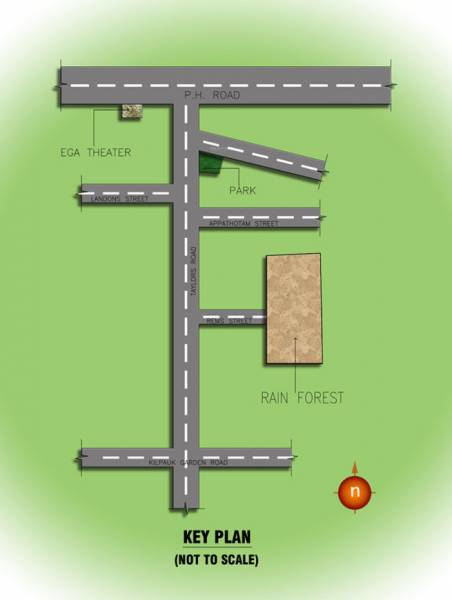 Images for Location Plan of Vijay Shanthi Rain Forest