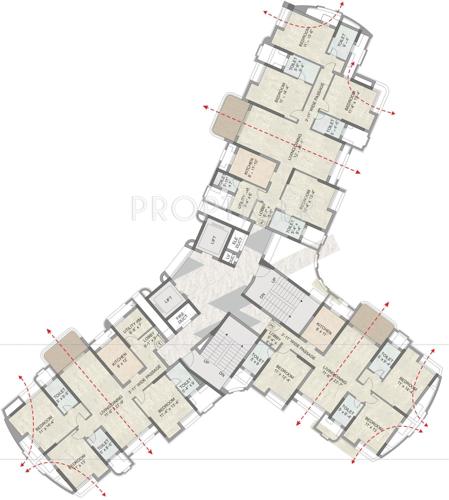  siddhachal-elite Images for Cluster Plan of Kalpataru Siddhachal Elite
