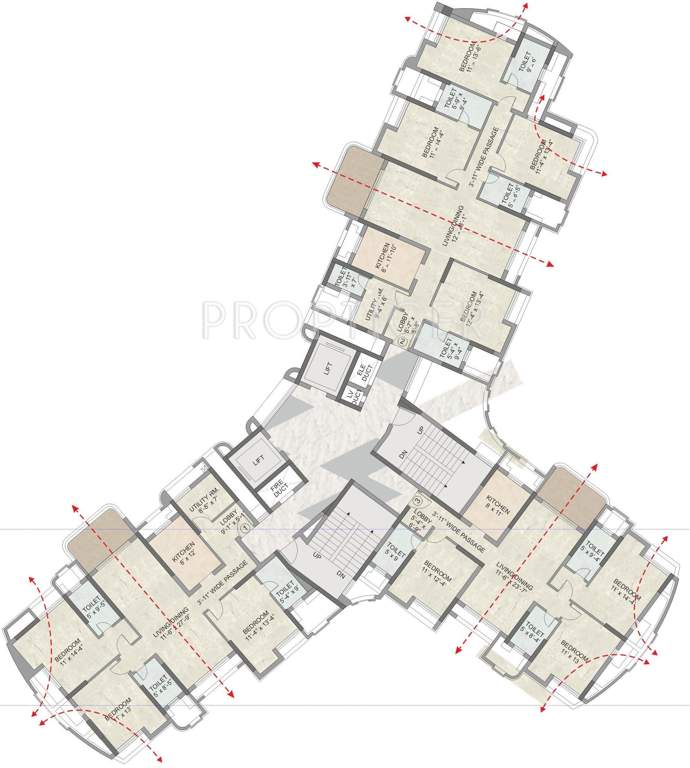  siddhachal elite Images for Cluster Plan of Kalpataru Siddhachal Elite