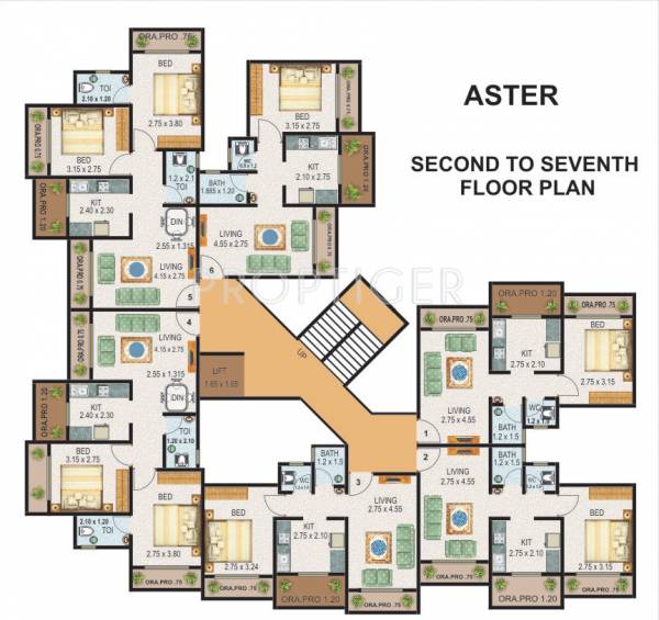Images for Cluster Plan of Dalal Springwoods Images for Cluster Plan of Dalal Springwoods