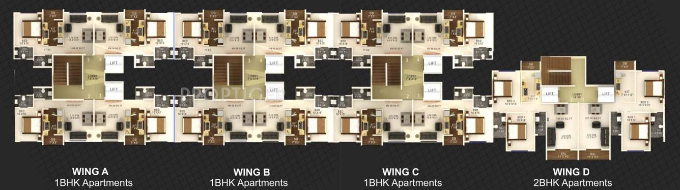  bhagtani serenity Images for Cluster Plan of Jaycee Bhagtani Serenity