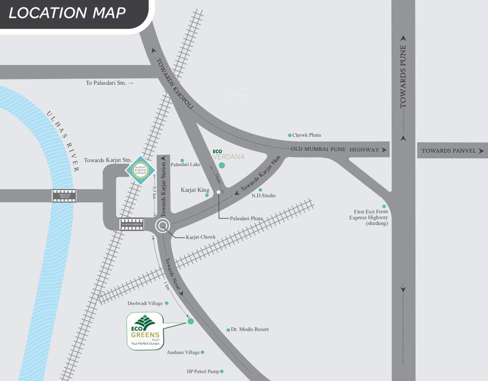  greens Images for Location Plan of Ecohomes Greens