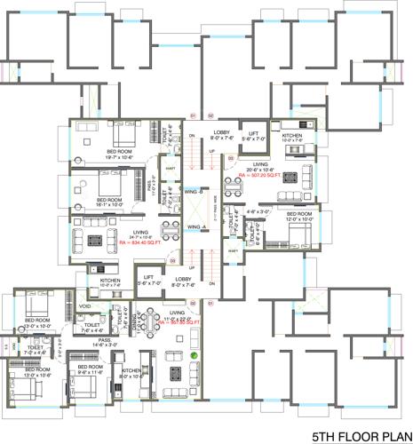 Images for Cluster Plan of Shamiks Akash Kiran CHS Ltd